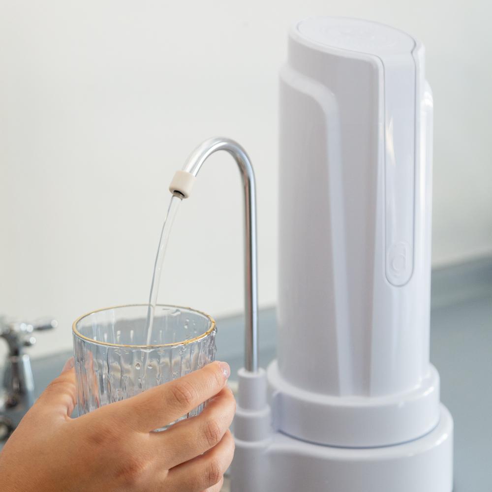 Filtro Purificador de Agua Aqua CloroZero Sobre Mesa Elimina Cloro y Metales Pesados - 9 cuotas sin interés