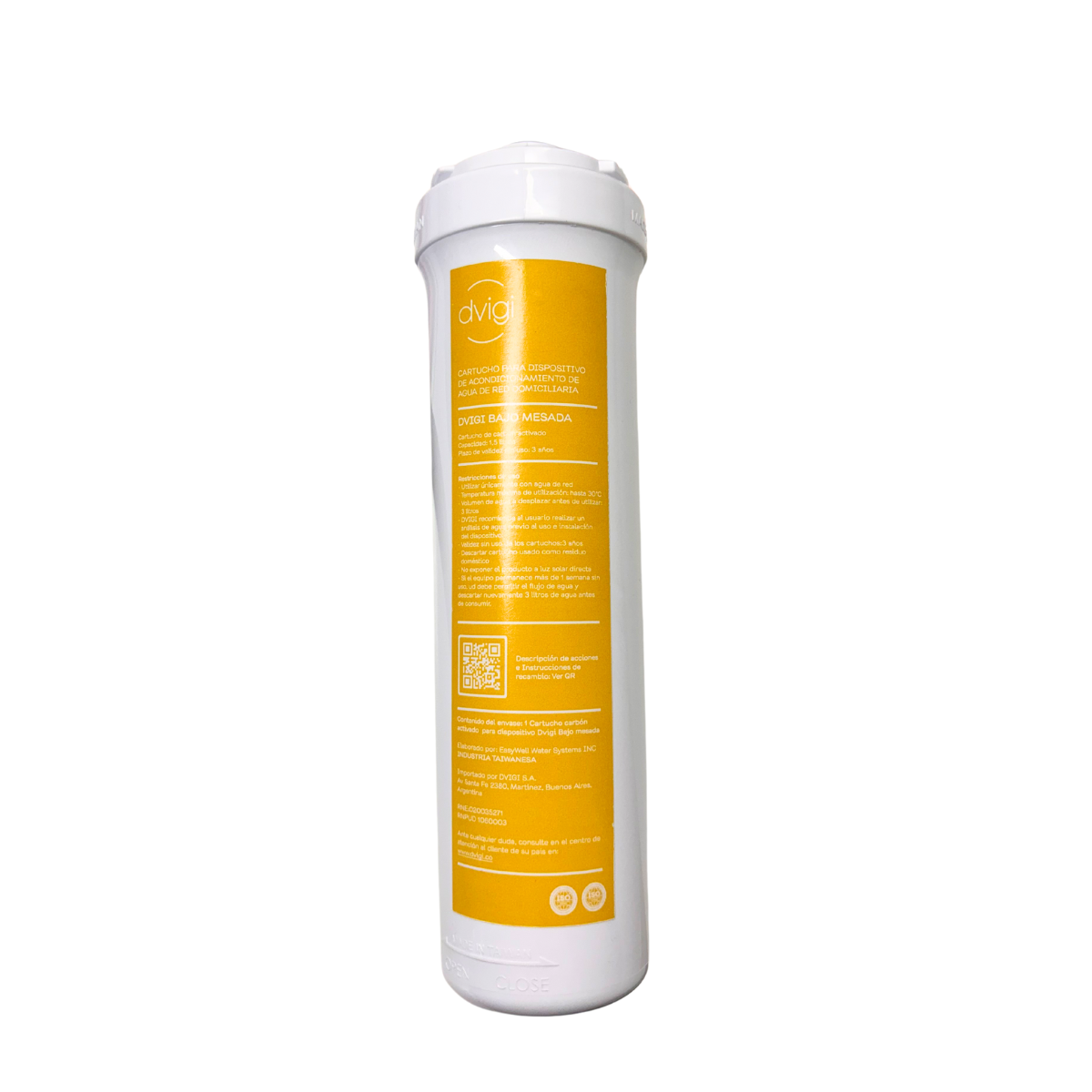 Dvigi Repuesto de Carbón activado Bajo Mesada