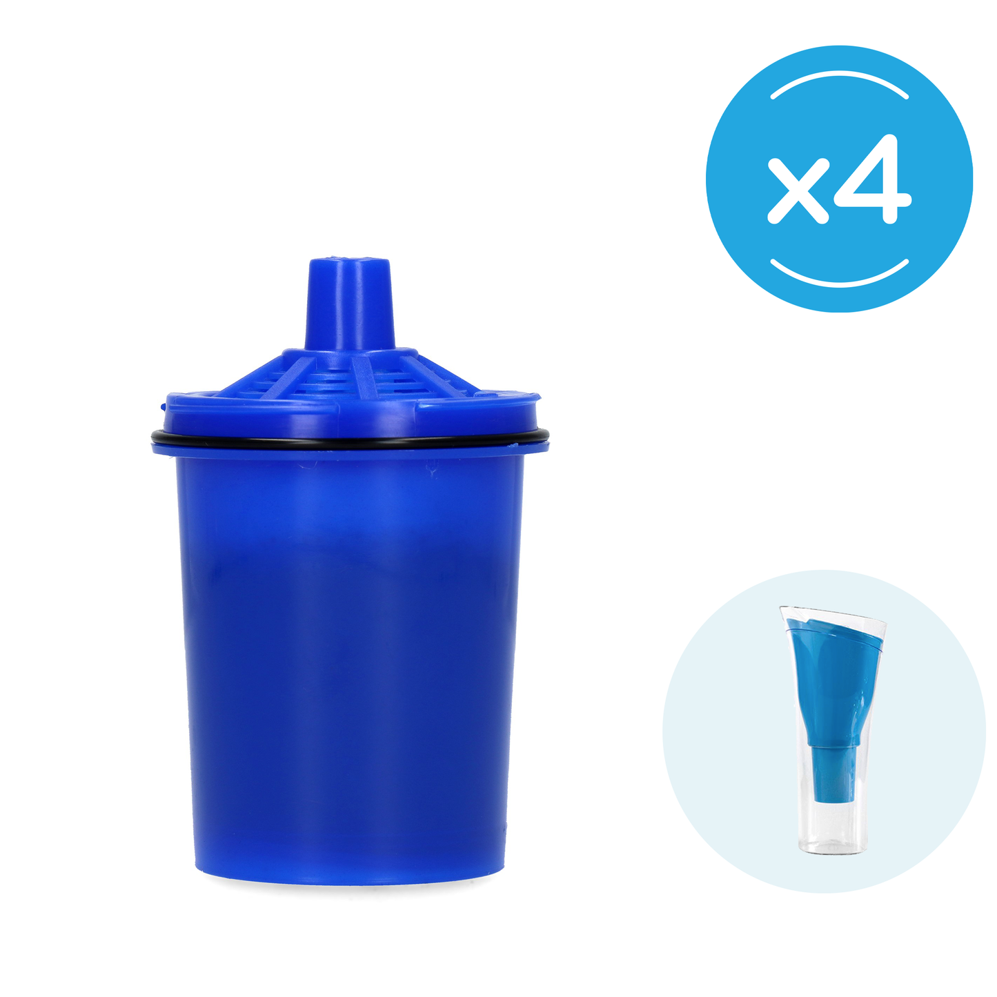 Combo Repuesto Jarra Purificadora de Agua SENSE X 4