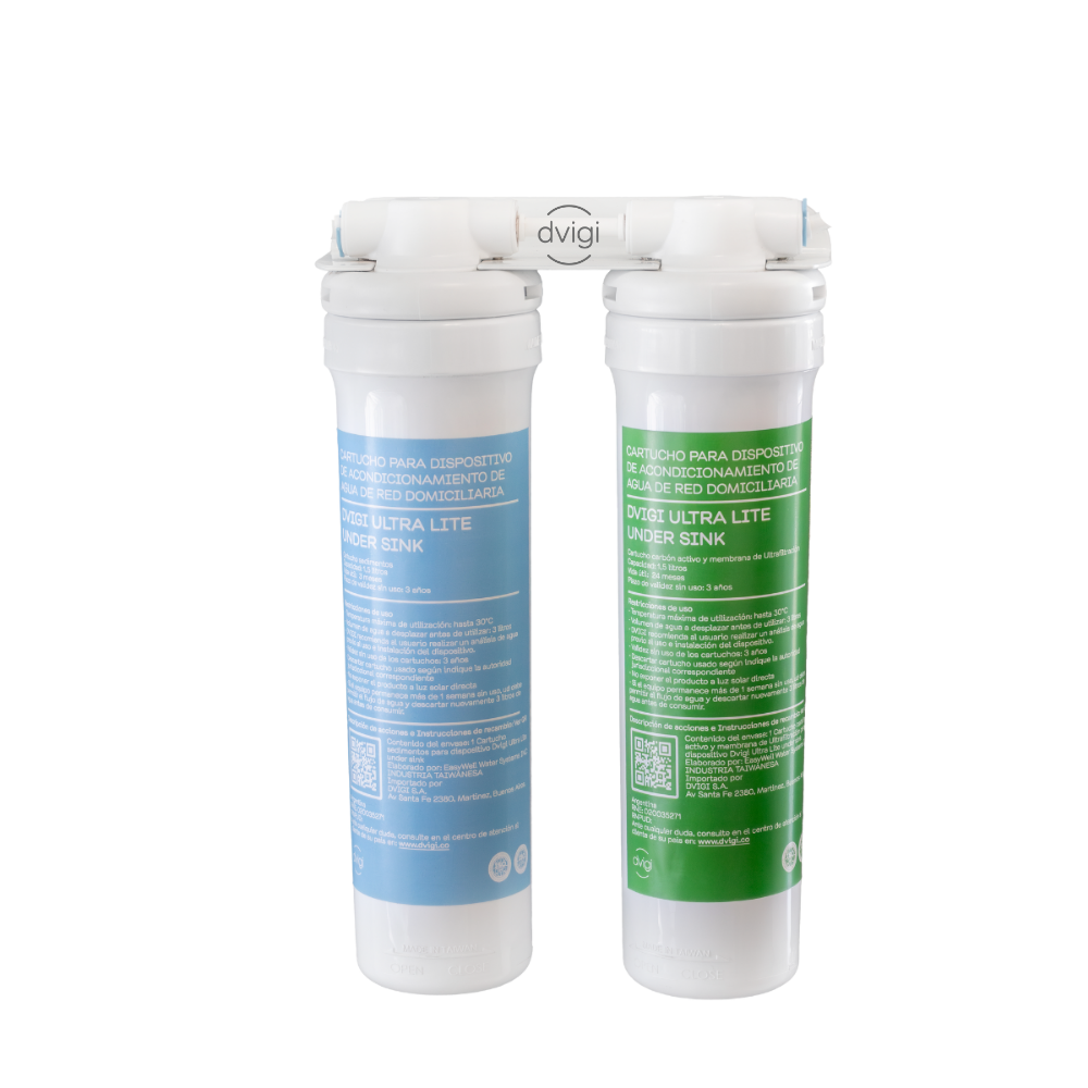 Dvigi Kit BM: Filtro Sedimentos + Filtro Ultrafiltración