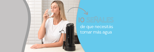 10 señales de que necesitás tomar más agua