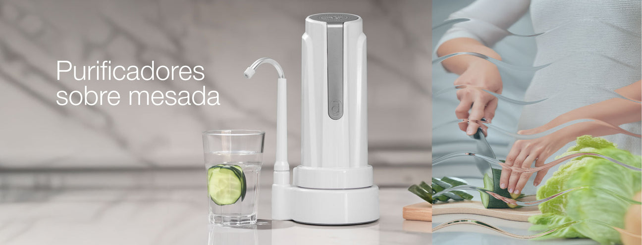Purificador de agua sobre mesada