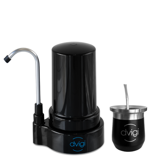 Combo Purificador de Agua Compact Negro + Mate DVIGI