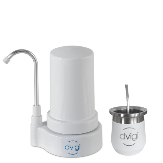 Combo Purificador de Agua Compact Blanco + Mate DVIGI