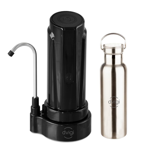 Combo Purificador de Agua AQUA + Botella Térmica Benjamina