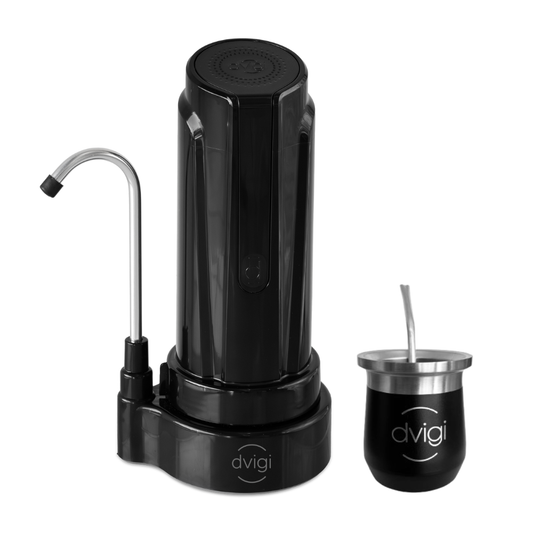 Combo Purificador de agua AQUA Negro + Mate DVIGI