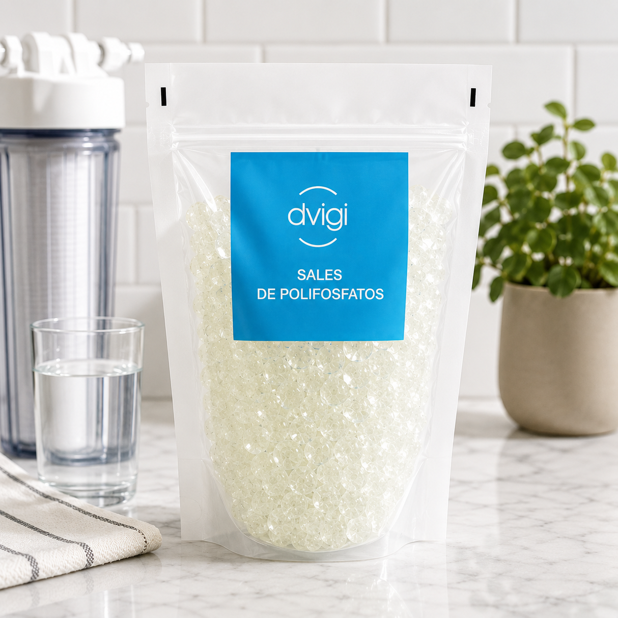 Sal de Polifosfato en Esferas 1 Kg Antisarro | DVIGI