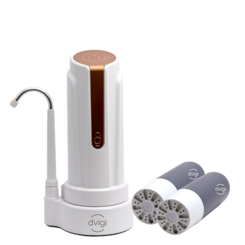 Filtro Purificador de Agua Sobre Mesada As Plus Elimina Arsénico + 2 Filtros Adicionales