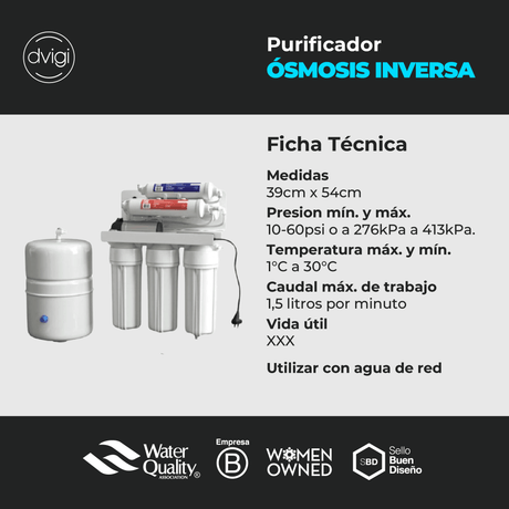 Dvigi Repuesto RO Sedimentos Polipropileno de 5-10 micras - DVIGI Purificadores de Agua Argentina