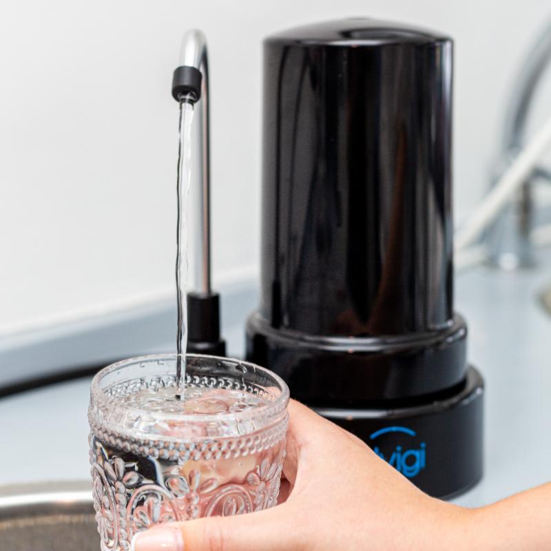 Imagen Purificador de Agua Dvigi Compact Instalado