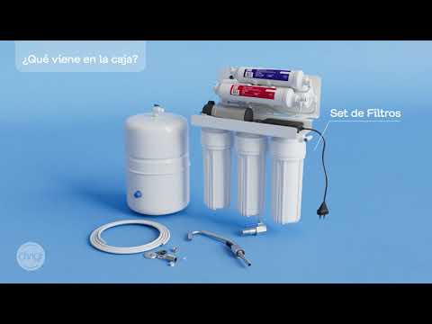 Filtro Purificador Osmosis Inversa Alcalinizador OSMOPURE 6X Dvigi