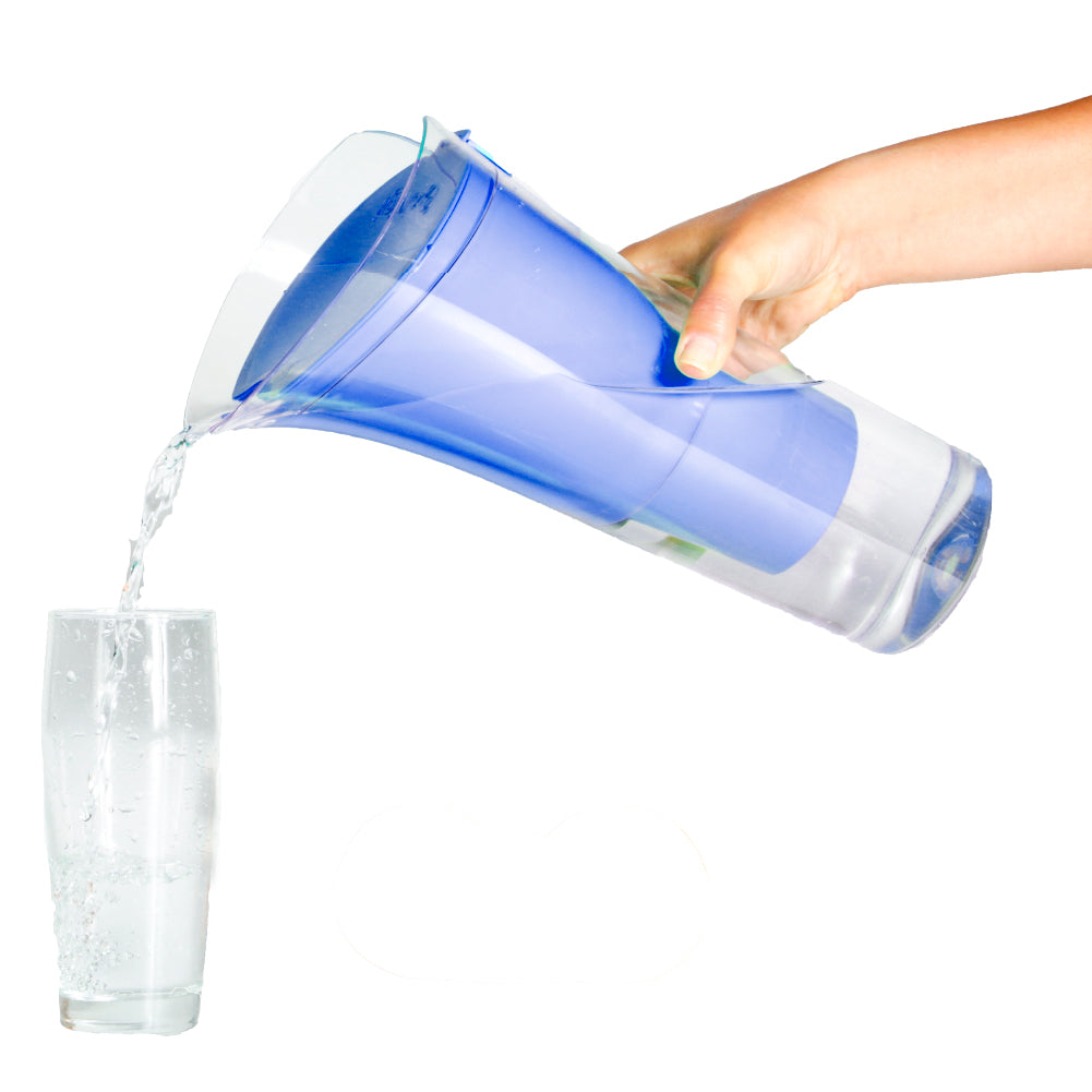 Jarra con filtro de agua de 1,2 L sin plástico